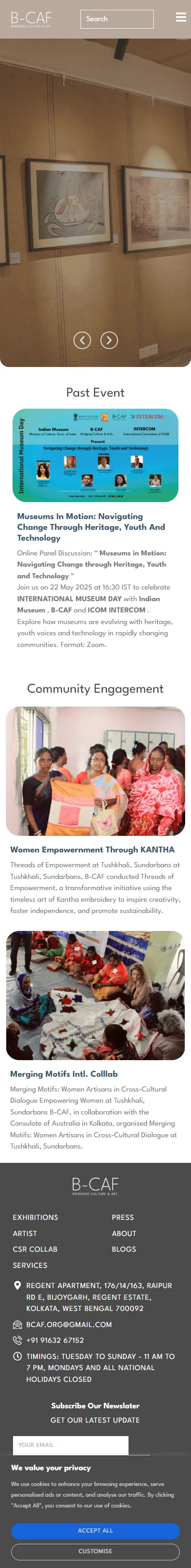 Responsive website design mobile view optimized for user experience.