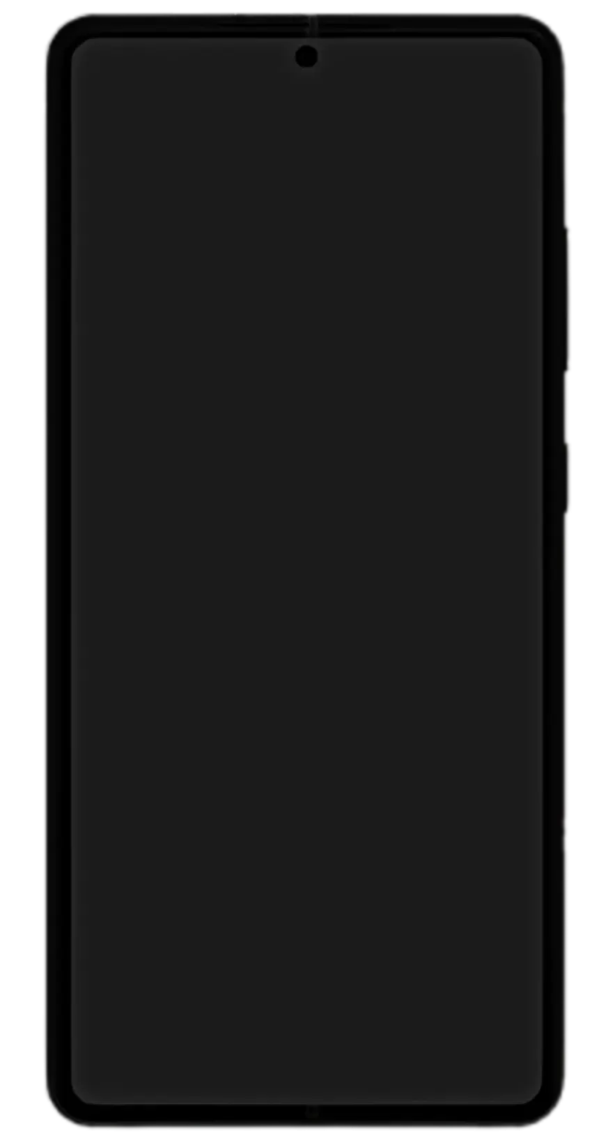 Smartphone frame to showcase and hold mobile view of portfolio websites.
