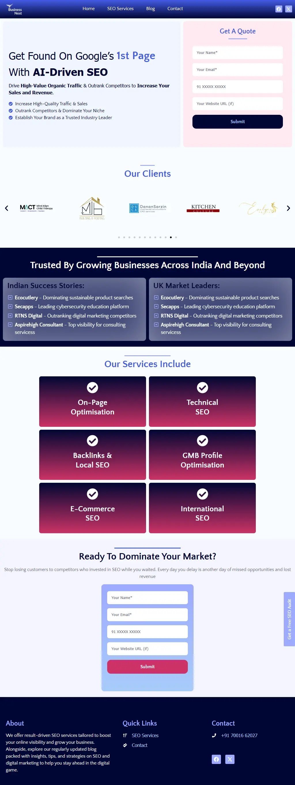 Responsive website design tablet view showcasing adaptive layout.