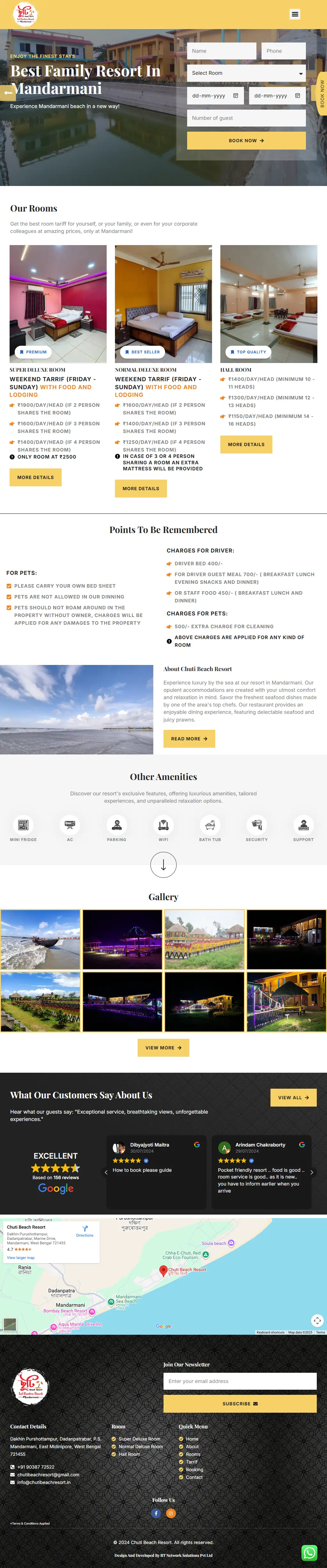 Responsive website design tablet view showcasing adaptive layout.