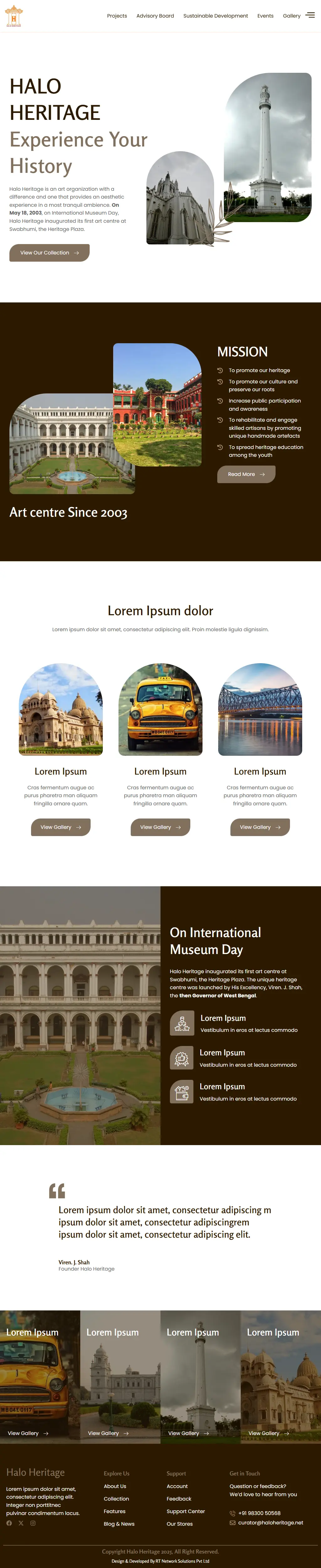 Responsive website design tablet view showcasing adaptive layout.
