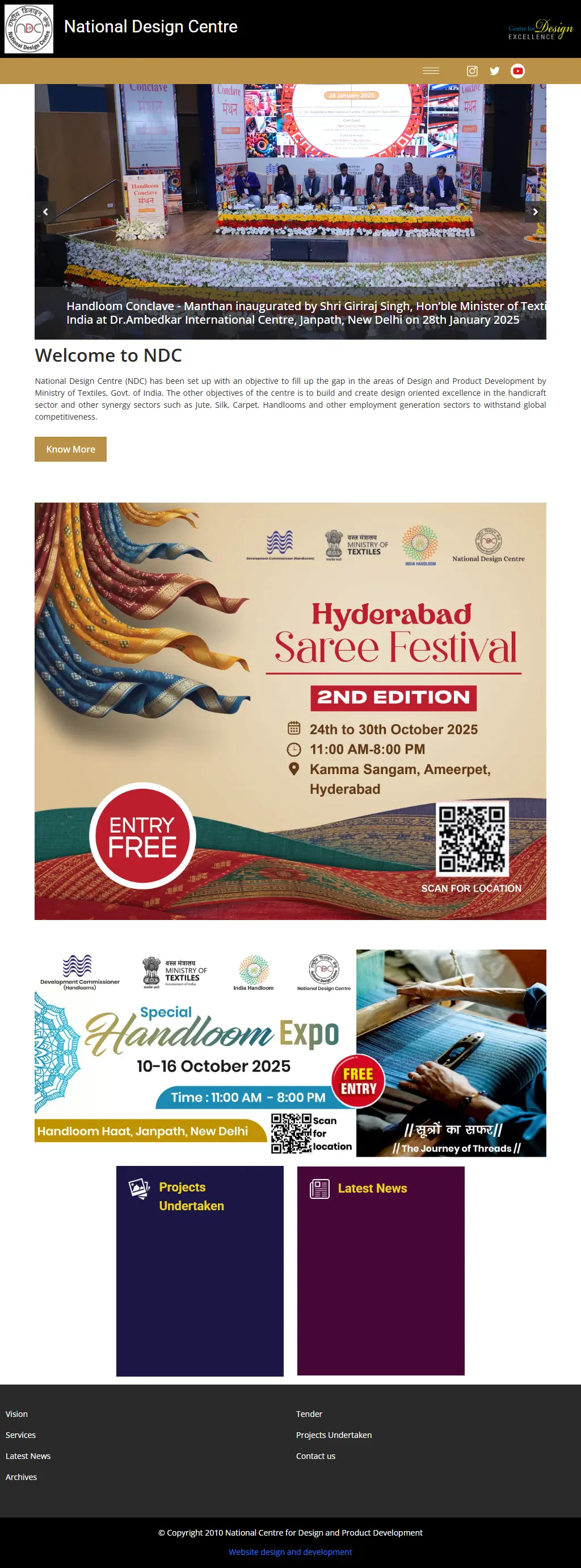 Responsive website design tablet view showcasing adaptive layout.