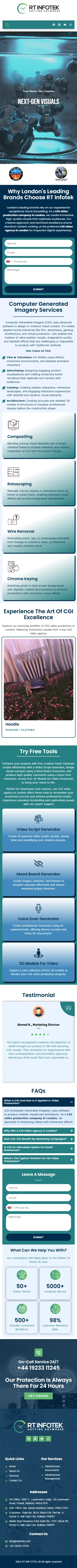 Responsive website design mobile view optimized for user experience.
